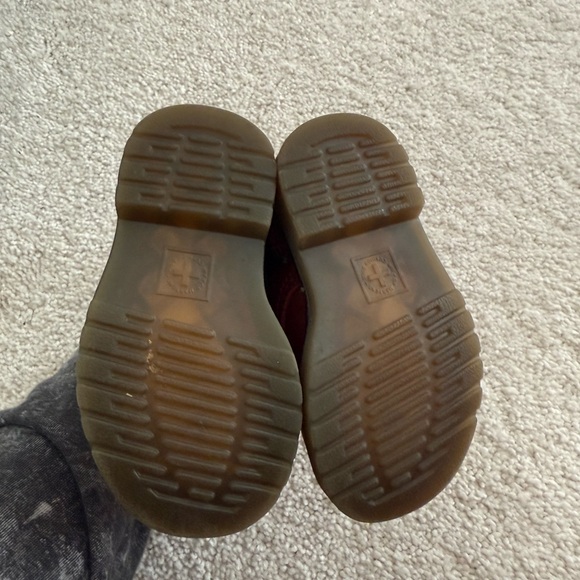 Dr. Martens Kids Cherry Red Boots - Picture 5 of 9